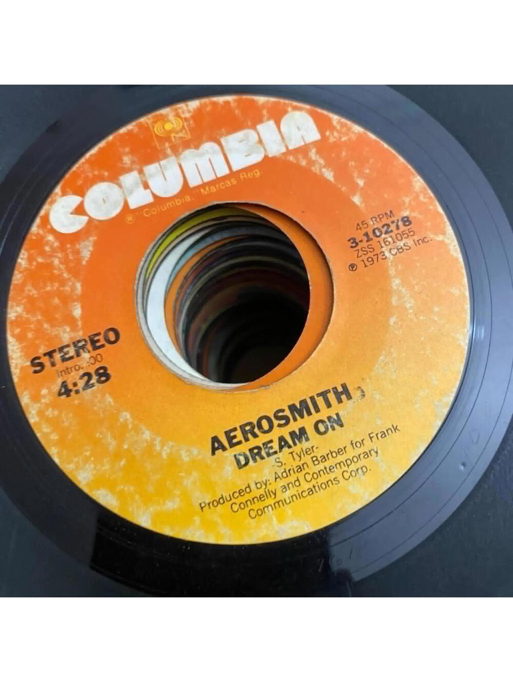 Aerosmith - Dream On/Somebody 3-10278 45rpm VG R38